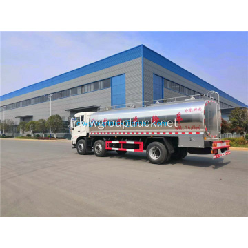 Dongfeng 304 camion-citerne de lait en acier inoxydable